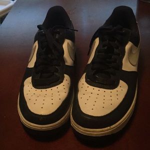 Navy and White Nike’s